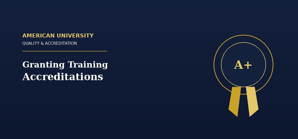 Granting Training Accreditations